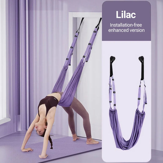 Aerial Yoga Strap – Adjustable Stretch Trainer for Flexibility, Leg Splits & Inversion Therapy