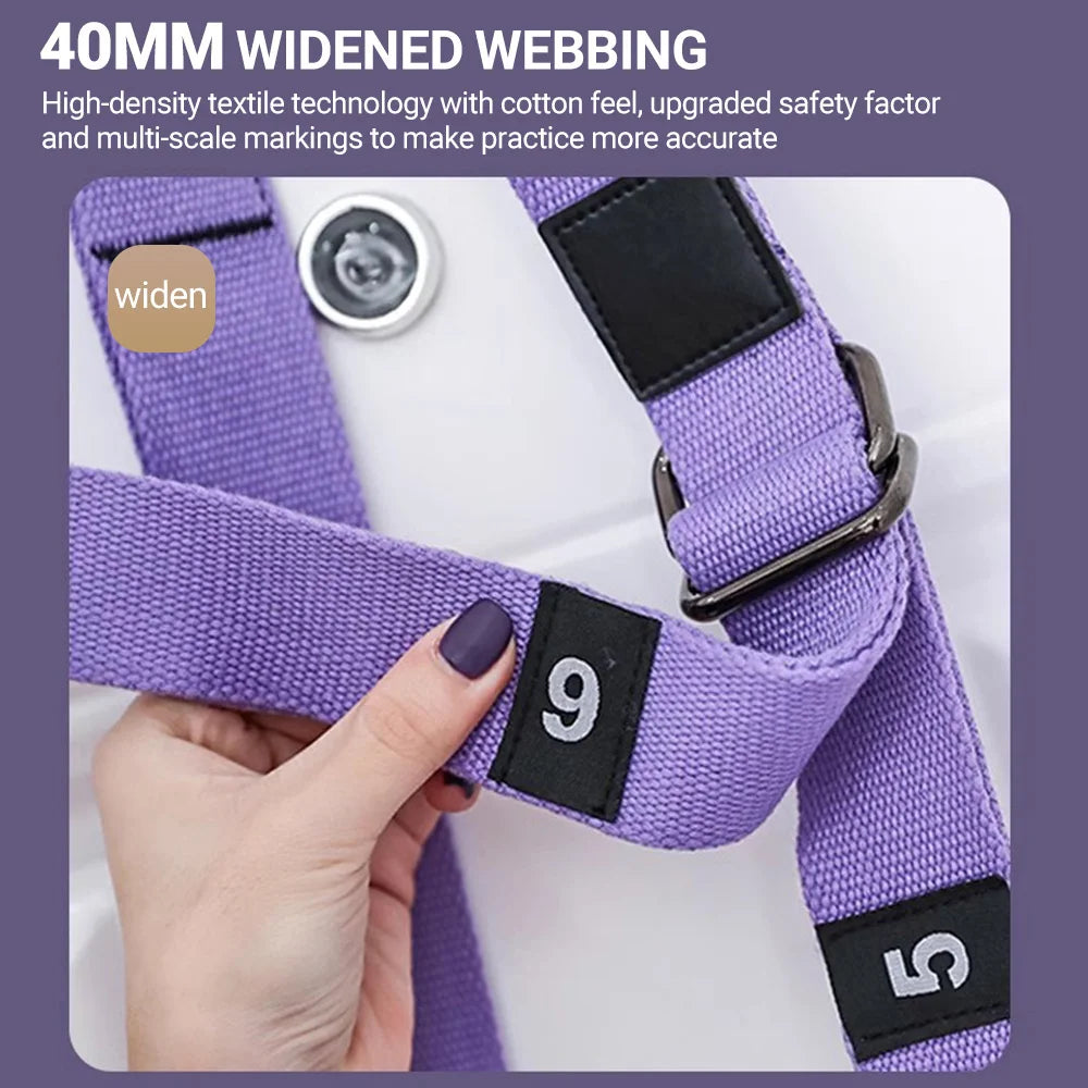 Aerial Yoga Strap – Adjustable Stretch Trainer for Flexibility, Leg Splits & Inversion Therapy