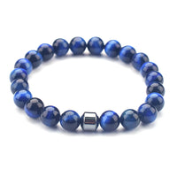 17-Cb0238-Lapis Tiger Eye Bracelet