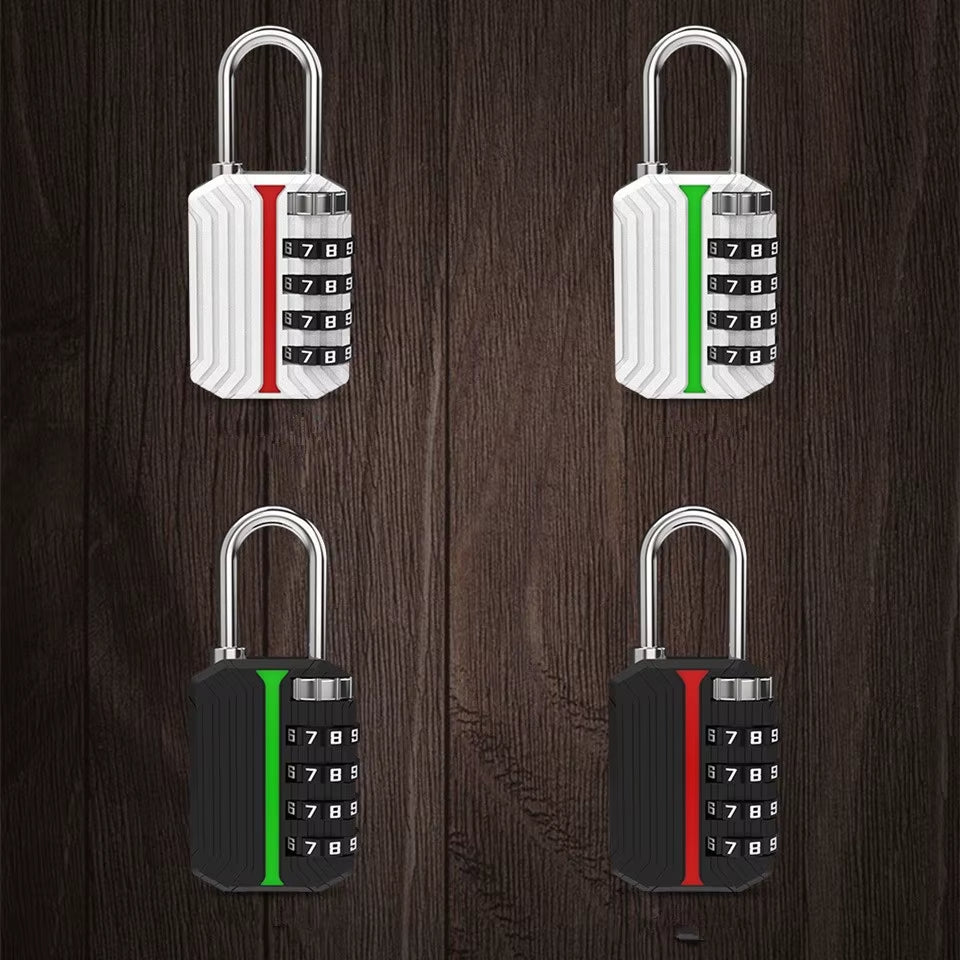 4-Digit Keyless Combination Lock – Secure & Durable Padlock for Luggage, Lockers & Storage