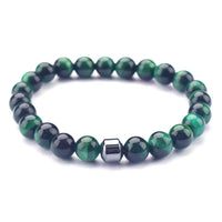 13-Cb0234-Green Tiger Eye Bracelet