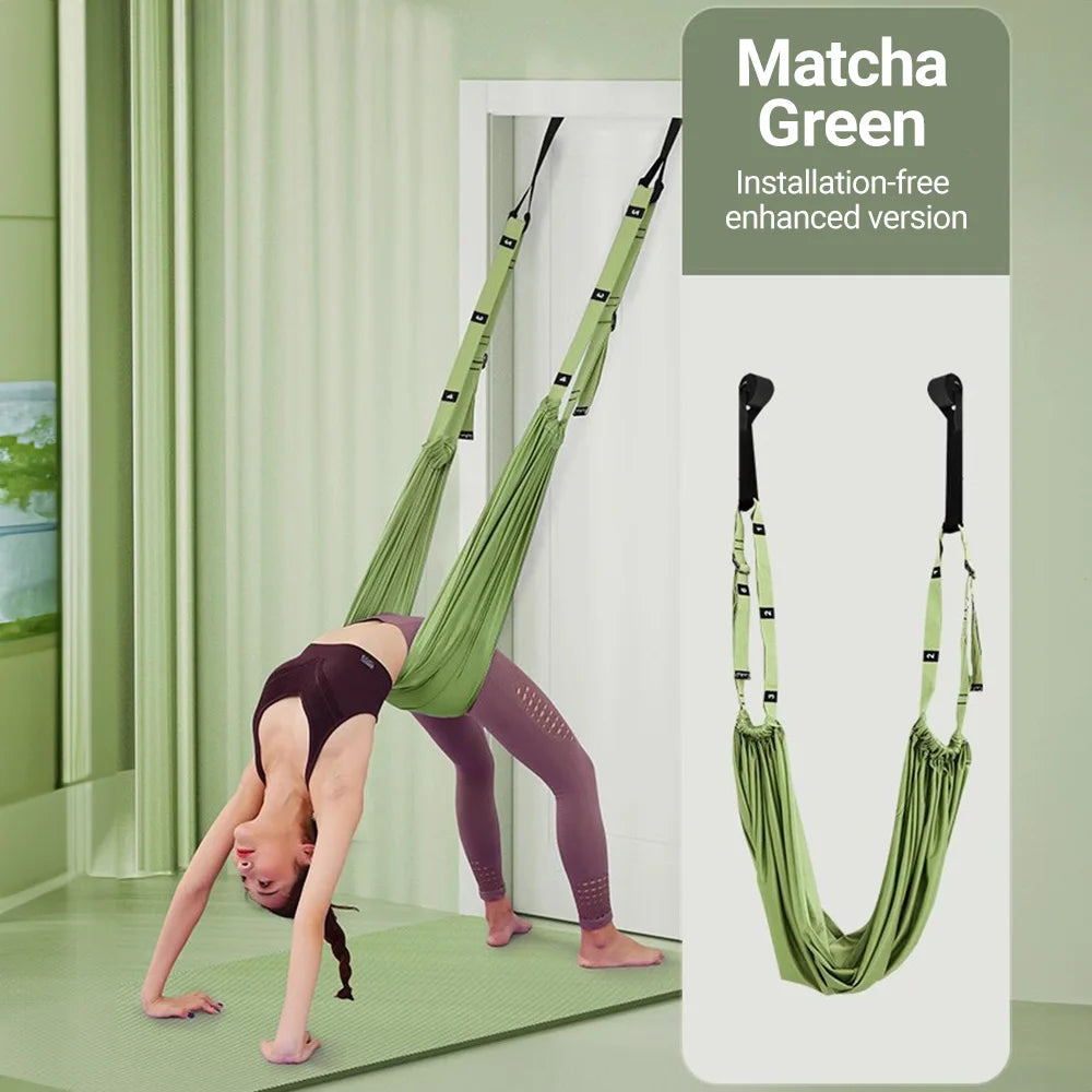 Aerial Yoga Strap – Adjustable Stretch Trainer for Flexibility, Leg Splits & Inversion Therapy