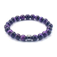 20-Cb0240-1--Amethyst Tiger Eye Bracelet