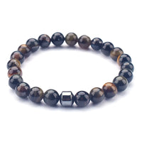 19-Cb0240-Three Colors Tiger Eye Bracelet