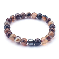 35-Cb0255-Coffee Line Agate